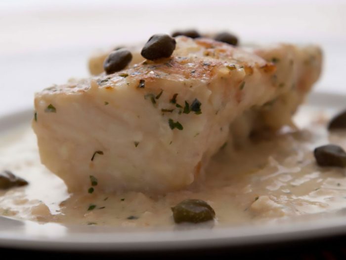 Baccalà in umido con capperi