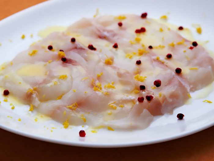Carpaccio di spigola