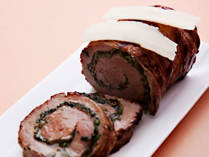 Filetto di manzo ripieno con cicoria
