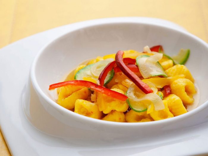 Gnocchi e zafferano