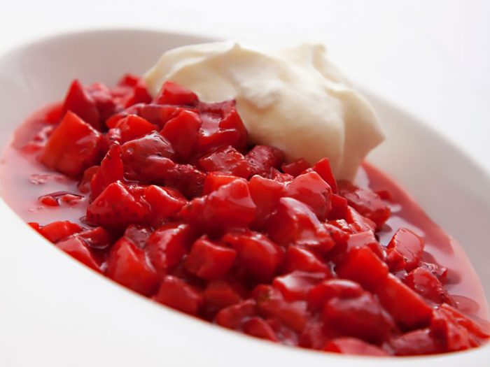 Gratin alle fragole