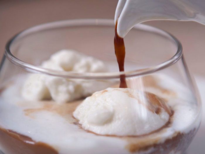 Affogato al caffè