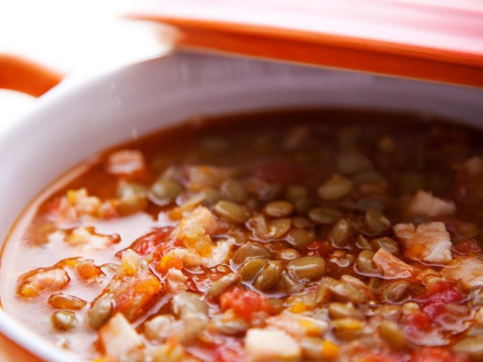 Zuppa di lenticchie umbra