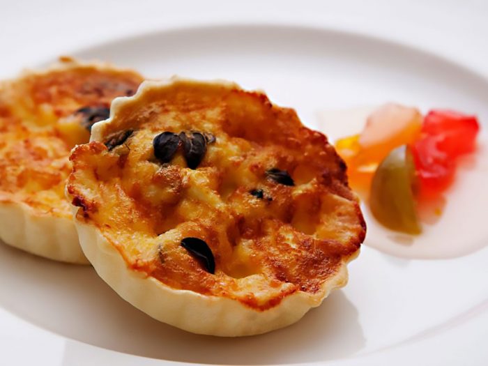 Tortino al taleggio alla mostarda di Cremona