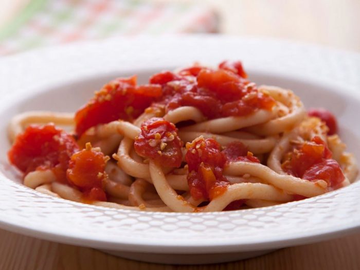 Pici all´aglione