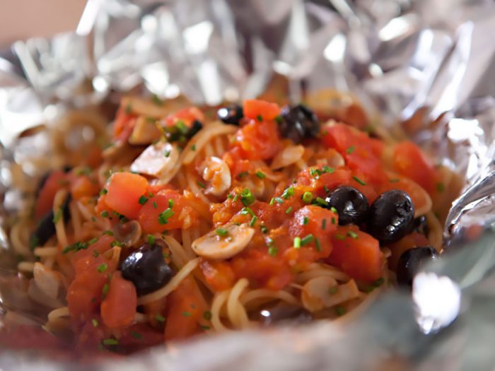 Spaghetti al cartoccio