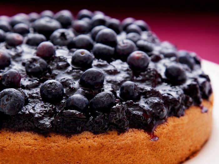 Torta di mirtilli
